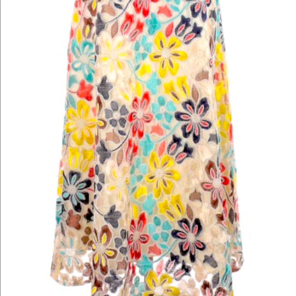 Eva Franco long Floral skirt